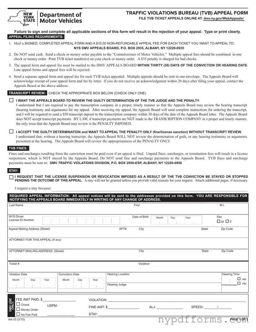 Download Aa 33 New York Template in PDF