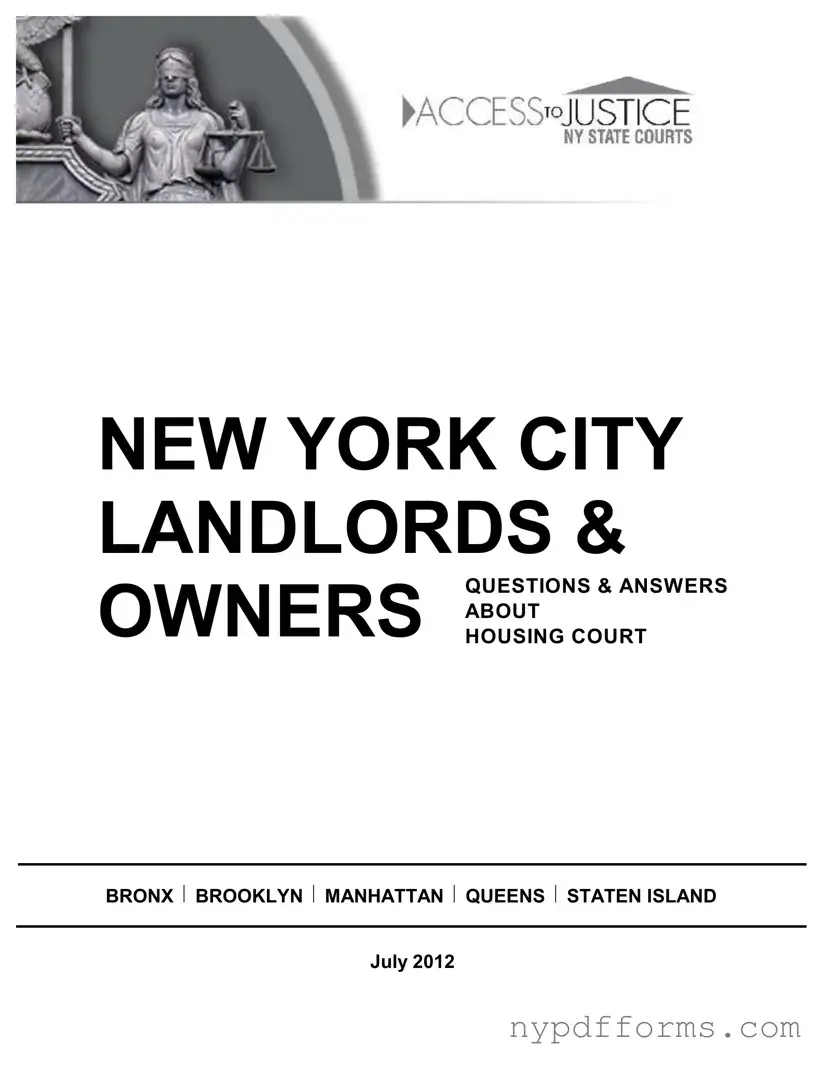 Download New York Landlord Template in PDF