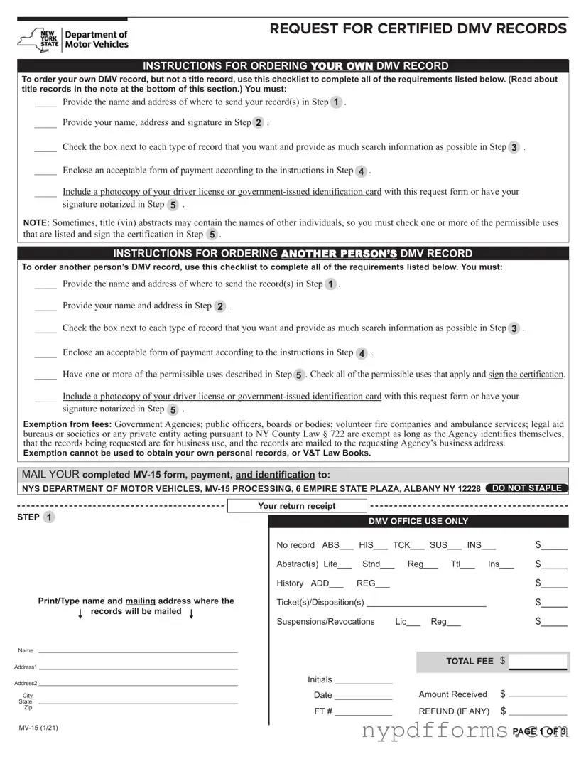 Download New York Request Template in PDF