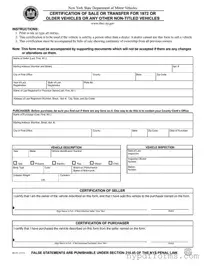 Download New York Mv51 Template in PDF