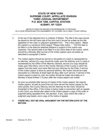 Download New York Poor Person Template in PDF