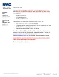 Download New York Questionnaire Template in PDF
